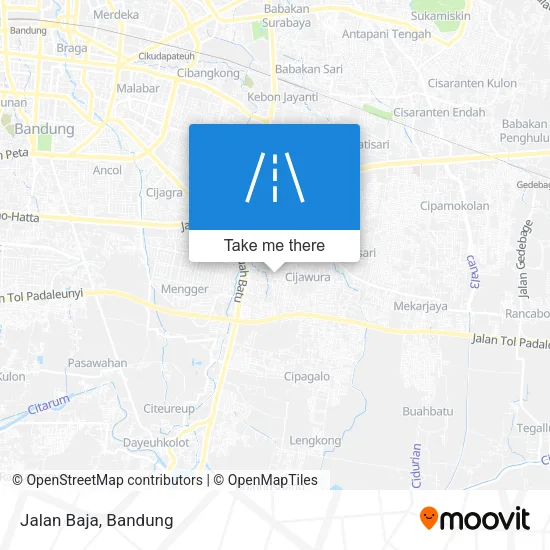 Jalan Baja map