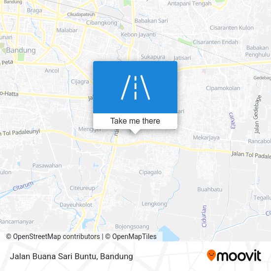 Jalan Buana Sari Buntu map