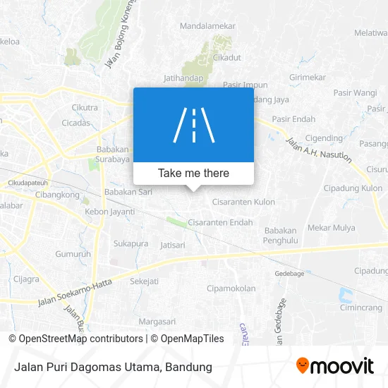 Jalan Puri Dagomas Utama map