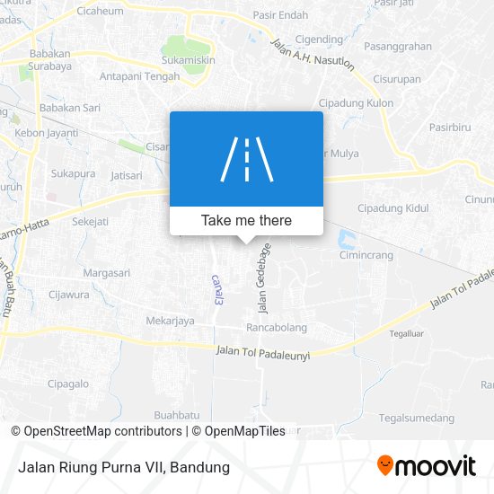 Jalan Riung Purna VII map
