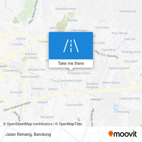 Jalan Renang map