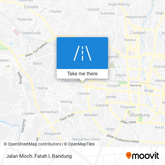 Jalan Moch. Fatah I map