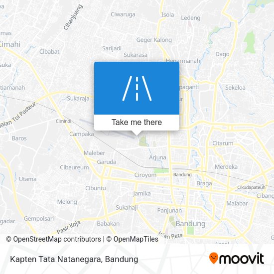 Kapten Tata Natanegara map