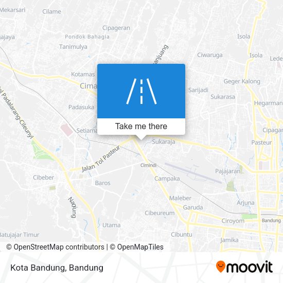 Kota Bandung map