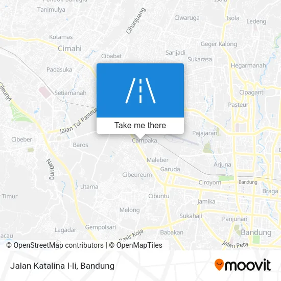 Jalan Katalina I-Ii map