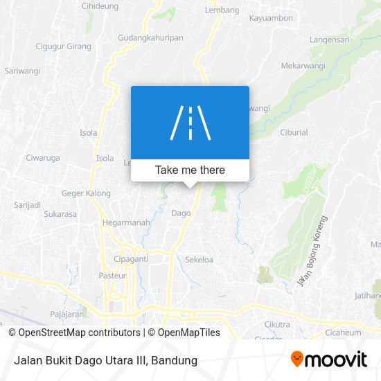 Jalan Bukit Dago Utara III map
