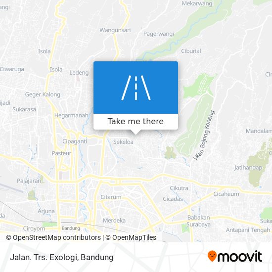 Jalan. Trs. Exologi map