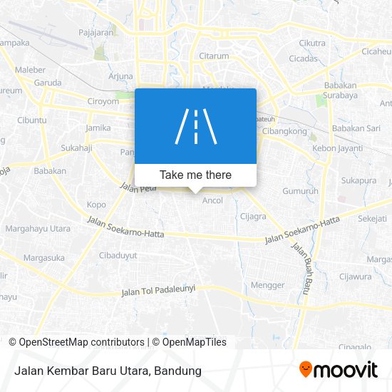 Jalan Kembar Baru Utara map