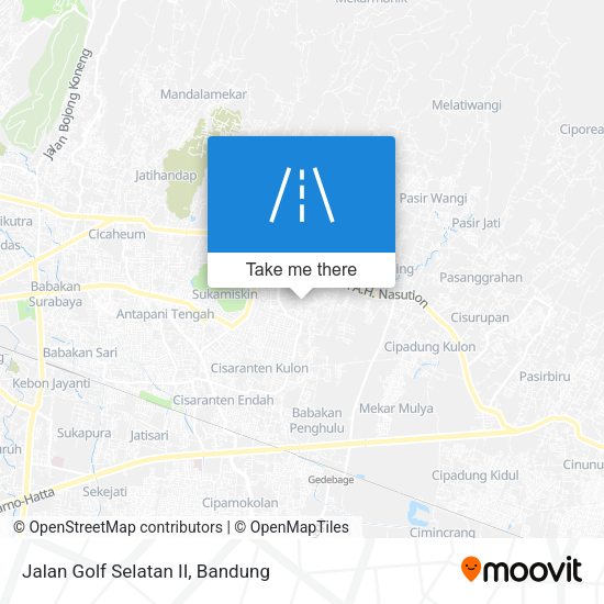 Jalan Golf Selatan II map