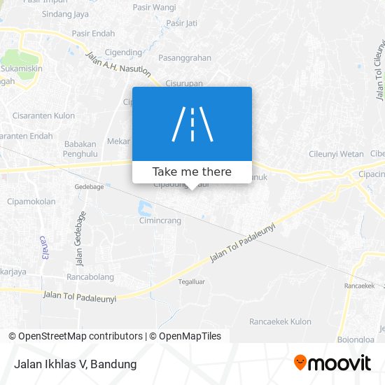 Jalan Ikhlas V map