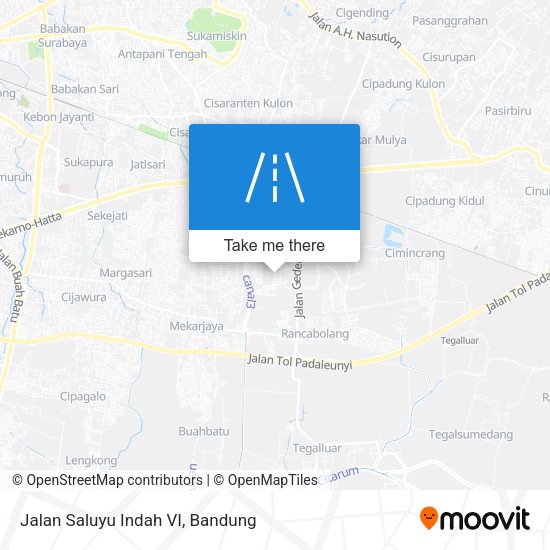 Jalan Saluyu Indah VI map