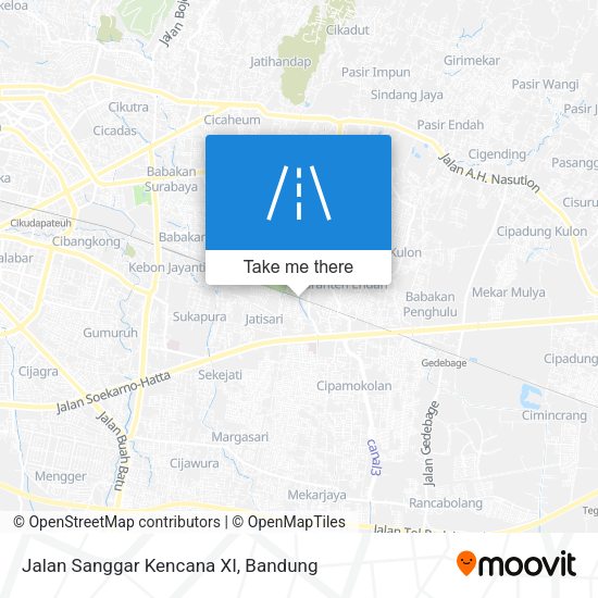 Jalan Sanggar Kencana XI map