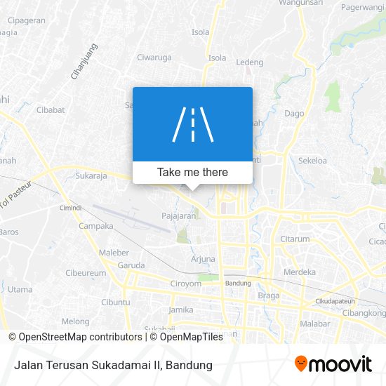 Jalan Terusan Sukadamai II map