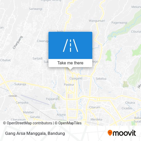 Gang Arsa Manggala map