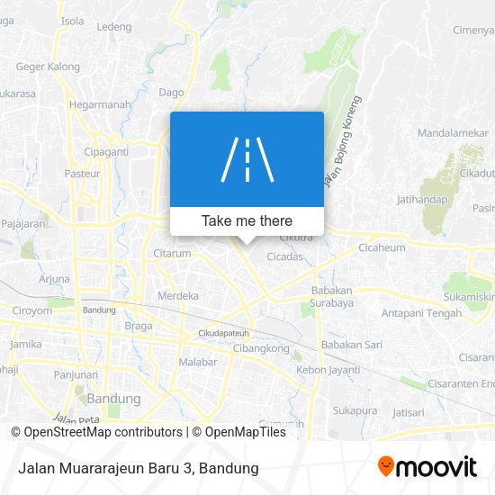 Jalan Muararajeun Baru 3 map