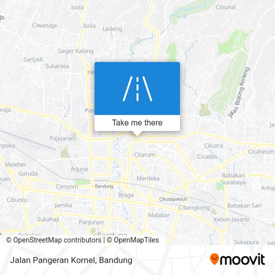 Jalan Pangeran Kornel map
