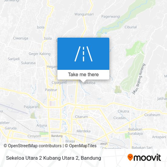 Sekeloa Utara 2 Kubang Utara 2 map