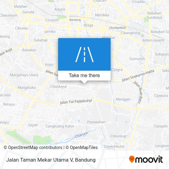 Jalan Taman Mekar Utama V map