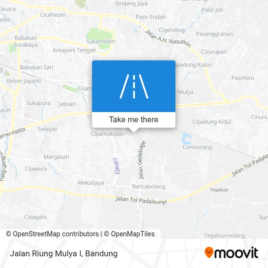 Jalan Riung Mulya I map