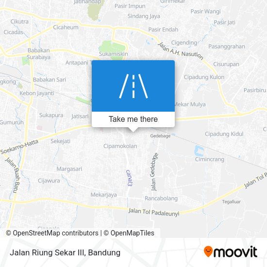 Jalan Riung Sekar III map