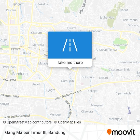 Gang Maleer Timur III map