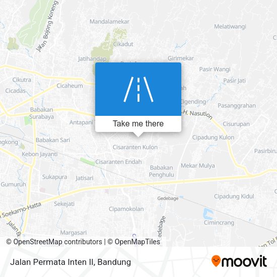 Jalan Permata Inten II map