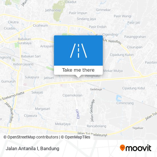 Jalan Antanila I map