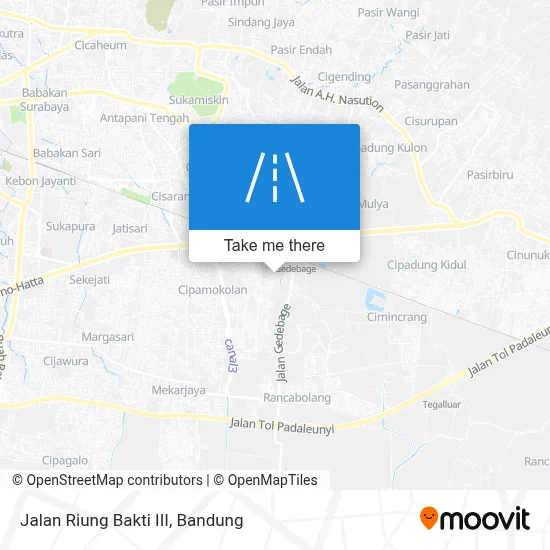 Jalan Riung Bakti III map