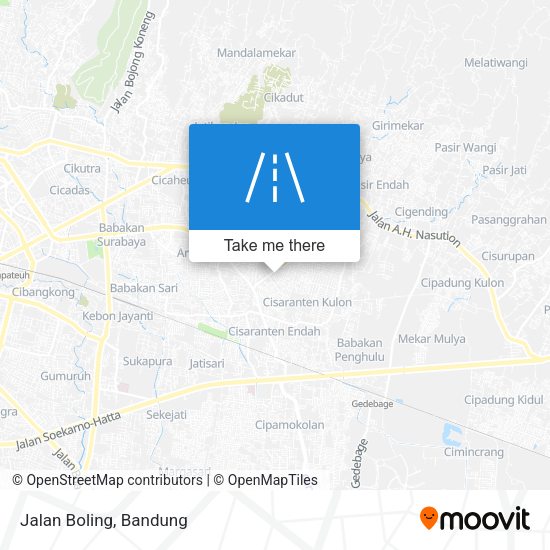 Jalan Boling map