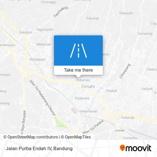 Jalan Purba Endah IV map