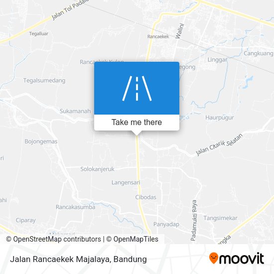 Jalan Rancaekek Majalaya map