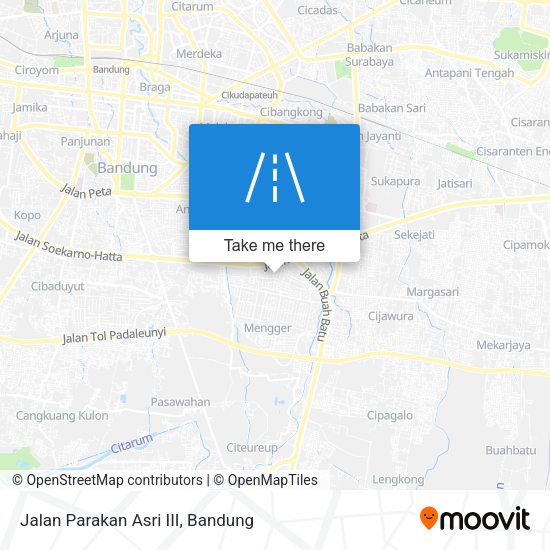Jalan Parakan Asri III map