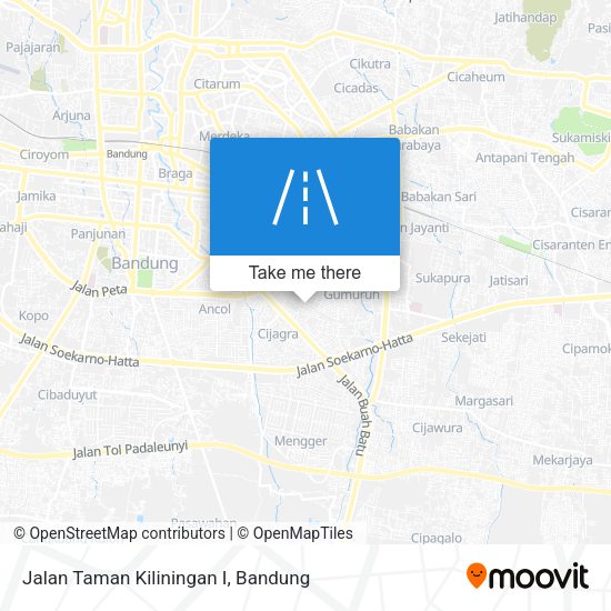 Jalan Taman Kiliningan I map