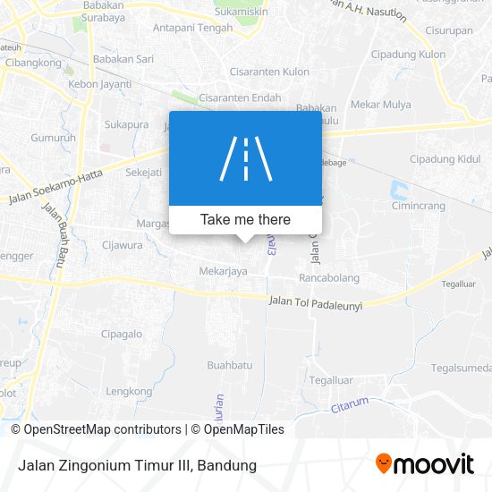 Jalan Zingonium Timur III map