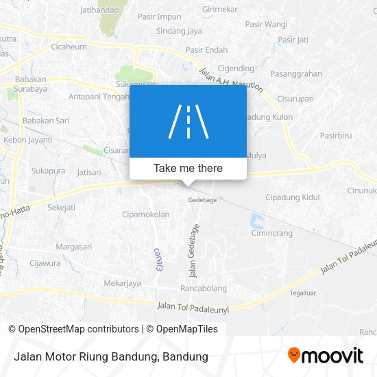 Jalan Motor Riung Bandung map