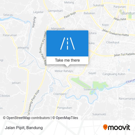 Jalan Pipit map