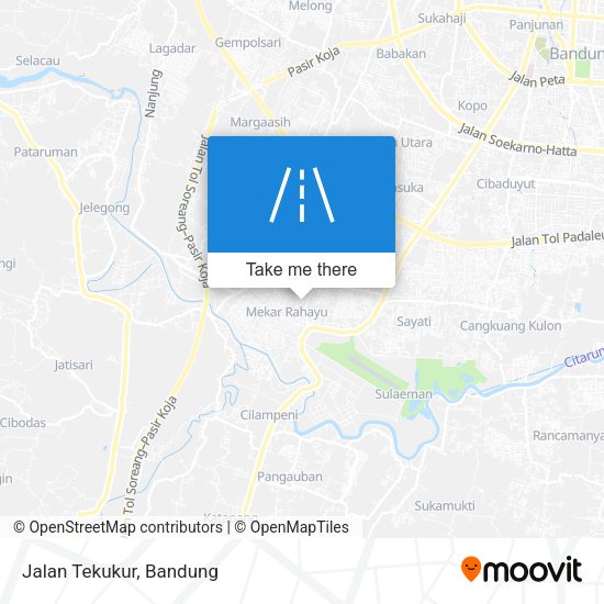 Jalan Tekukur map