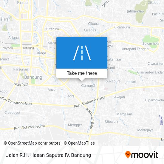 Jalan R.H. Hasan Saputra IV map