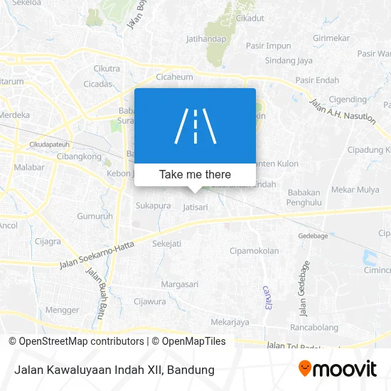 Jalan Kawaluyaan Indah XII map