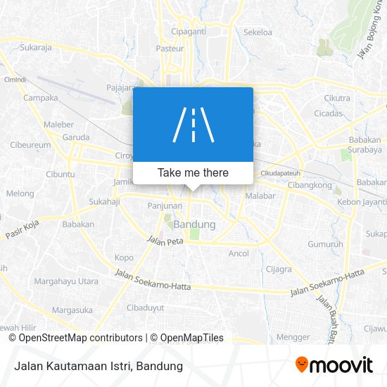 Jalan Kautamaan Istri map
