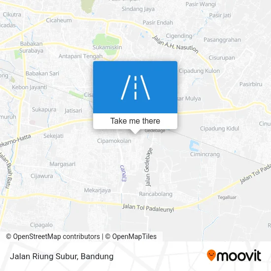 Jalan Riung Subur map