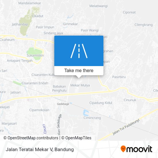 Jalan Teratai Mekar V map