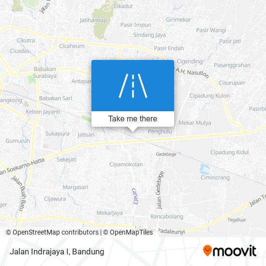 Jalan Indrajaya I map