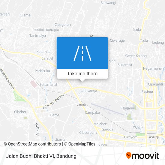 Jalan Budhi Bhakti VI map