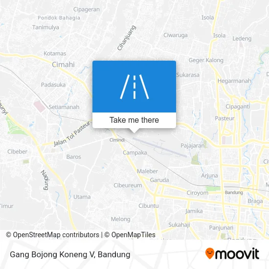 Gang Bojong Koneng V map