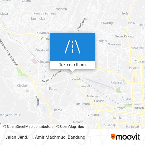 Jalan Jend. H. Amir Machmud map