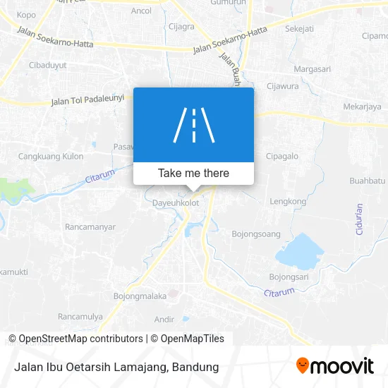 Jalan Ibu Oetarsih Lamajang map