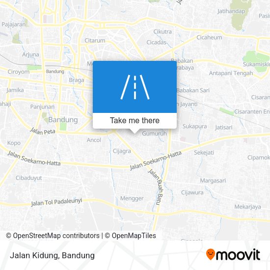 Jalan Kidung map