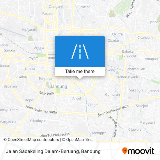 Jalan Sadakeling Dalam/Beruang map