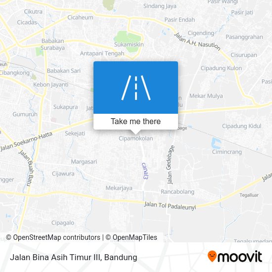 Jalan Bina Asih Timur III map